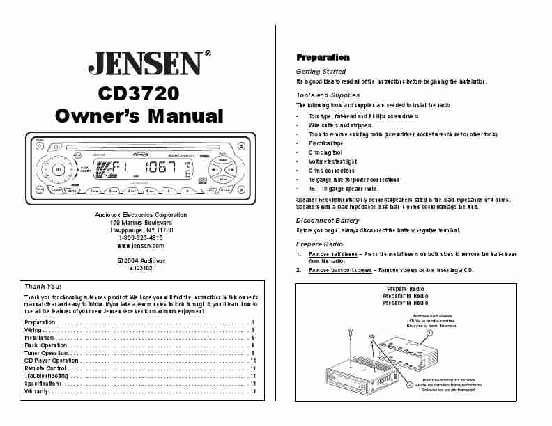 Audiovox Car Stereo System CD3720-page_pdf